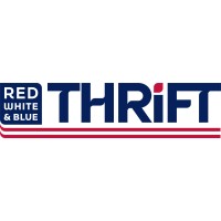 Red White & Blue Thrift company logo