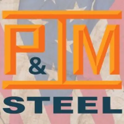 P&M Steel Company logo