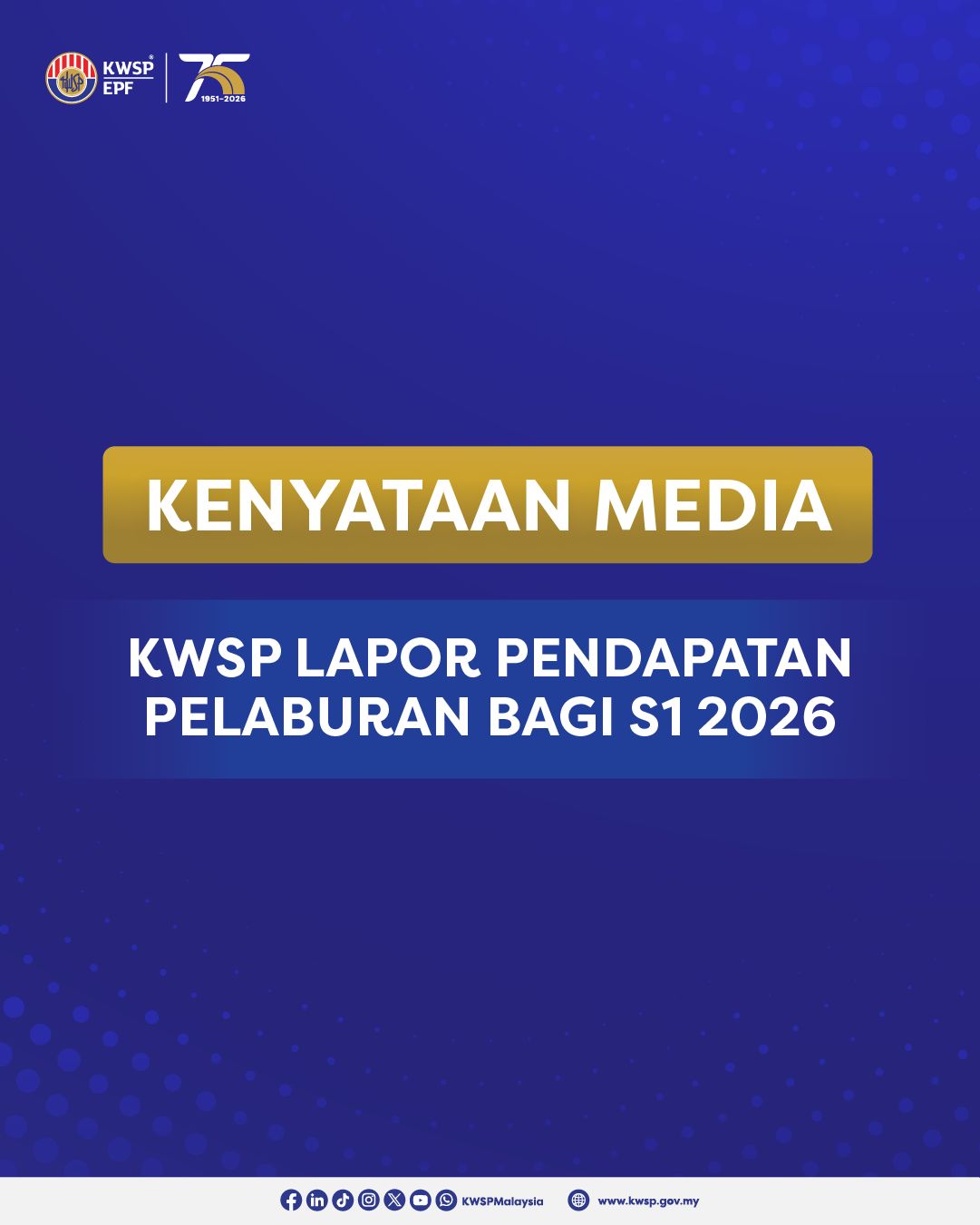 Image 1 - EPF Q1 2026 Investment Income Surges to RM27.73 Billion | Populer Platform