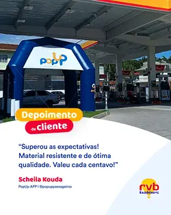 RVB Balões: High-Quality Inflatable Tents Approved by PopUp Passageiros | Populer Platform