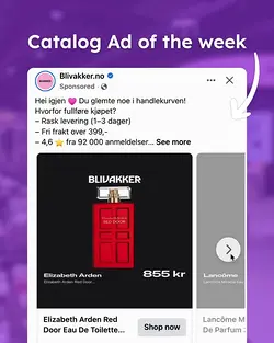 Clarity and Design: The Winning Formula Behind Blivakker.no's Catalog Ad Success | Populer Platform