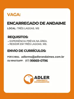 Explore New Job Opportunities with Adler Andaimes e Escoramentos | Populer Platform