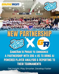 GameRun.ai Partners with 200x85 to Revolutionize Youth Hockey Player Development | Populer Platform