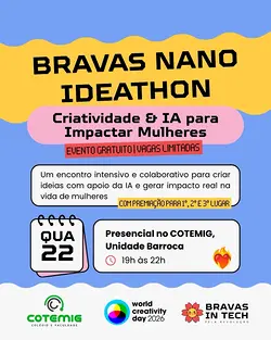 Join the BRAVAS Nano Ideathon: AI Creativity for Impacting Women in Belo Horizonte | Populer Platform