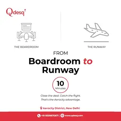 Aerocity's Elite Workspaces: Qdesq's Competitive Edge in Business Mobility | Populer Platform
