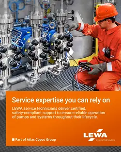 LEWA's Certified Technicians Ensure Lifetime Support for Pumps and Systems | Populer Platform