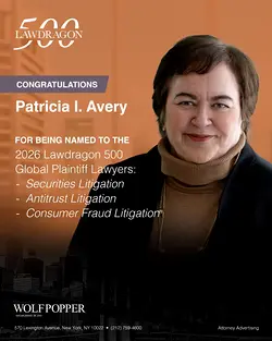 Celebrating Our Team: Wolf Popper Attorneys Named to 2026 Lawdragon 500 Global Plaintiff Lawyers List | Populer Platform