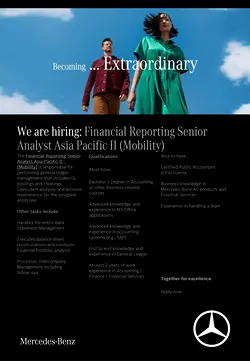 Join Our Team: Exciting Opportunities in Financial Reporting at Mercedes-Benz Cebu | Populer Platform