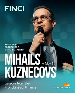 FINCI CEO Mihails Kuznecovs Discusses Cybersecurity and Digital Trust at Cloudflare Event | Populer Platform