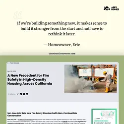Building Better: Fire-Resistant Accessory Dwelling Units in California | Populer Platform