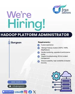 Hiring Hadoop Platform Administrator in Gurgaon for Big Data Management | Populer Platform