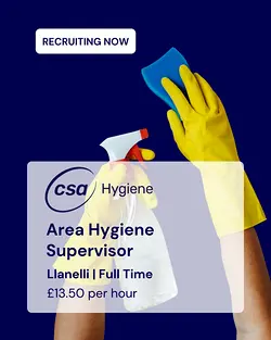 Join CSA Hygiene as a Hygiene Supervisor in Llanelli - Apply Now! | Populer Platform