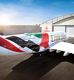 Emirates Unveils a New UAE Flag Livery on A380 as Part of National Initiative | Populer Platform