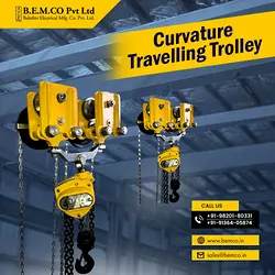 Curvature Travelling Trolley: Corrosion-Resistant, Safe Material Transfer | Populer Platform