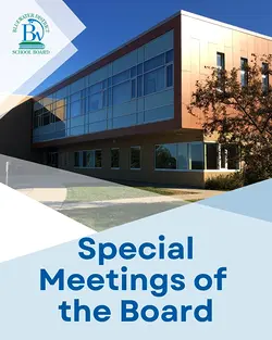 BWDSB Special Meetings Today: Board & Committee Agendas and Access Details | Populer Platform