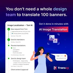 Effortlessly Localize Images with Transcy's Automated Translation | Populer Platform
