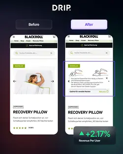 Boost Sales with Visual Proof: A Success Story with Blackroll's Recovery Pillow | Populer Platform