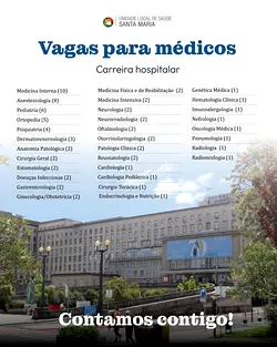 Join ULS Santa Maria: Recruitment for Hospital and Primary Care Teams! | Populer Platform