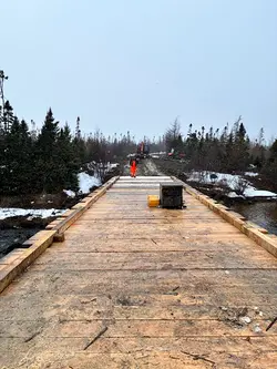Gold Anchor Project: Completion of First Temporary Bridge in Lane Gold Target | Populer Platform