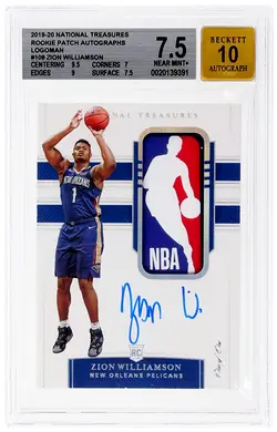 Record Sale: Zion Williamson Autograph Card Sells for $200,250 in Auction | Populer Platform
