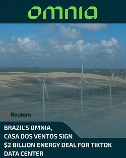 OMNIA and Casa dos Ventos Announce Largest Renewable Energy Deal for Latin America Data Centers | Populer Platform