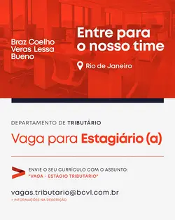 Join BCVL Advogados: Open Internship Opportunity in Tax Law | Populer Platform