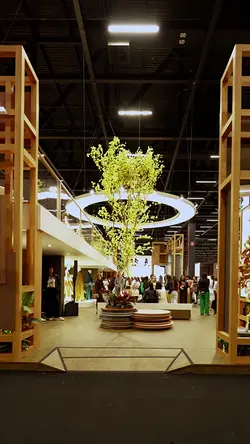 Sustainable Design and Identity: Estande da PlacasDoBrasil at Revestir | Populer Platform