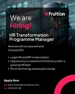 Join Fruition Group's Global HR Transformation as Senior Programme Manager | Populer Platform