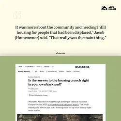 Community-Driven ADUs: How One Family's Decision Helped Displaced Neighbors | Populer Platform