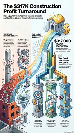 Recover $317K Profit in 90 Days for a $22M Construction Firm | Populer Platform