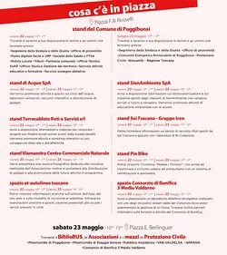 Poggibonsi 'Comune in Piazza': Community Event with Free Public Services | Populer Platform