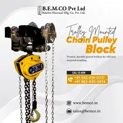 Maximize Efficiency with Trolley Mounted Chain Pulley Blocks in Industrial Lifting | Populer Platform
