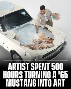 Kozo's 500-Hour Masterpiece: A Ford Mustang Transformed into a Versailles Fresco Tribute | Populer Platform