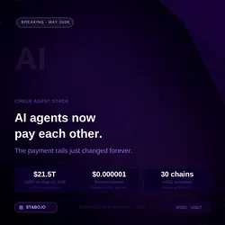 Revolutionizing Payments: AI Agents Now Pay Each Other with Circle's Agent Stack | Populer Platform