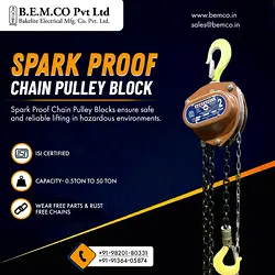 Benefits of Spark Proof Chain Pulley Blocks for Hazardous Lifting | Populer Platform