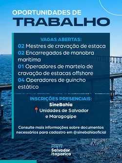 Job Opportunities Open at CCCC SECOND HARBOR BRAZIL ENGENHARIA LTDA for Salvador–Itaparica Bridge Works! | Populer Platform