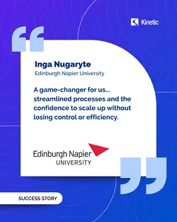 Edinburgh Napier University's Transformation with Kinetic's Conferencing Solutions | Populer Platform