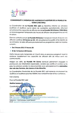Temporary Programming Adjustments at La Prunelle FM Due to Operational Challenges | Populer Platform