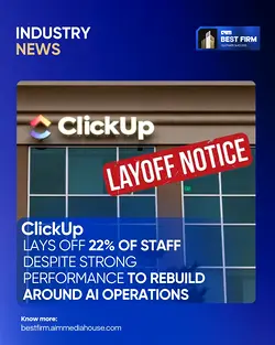 ClickUp Layoffs: CEO Zeb Evans Reveals AI-Driven Transition to '100x Organisation' | Populer Platform