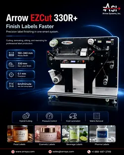 Discover the Ultimate Label Finishing Machine with Arrow EZCut 330R+ | Populer Platform