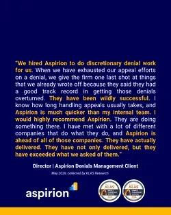 Discover How Aspirion Transforms Last-Chance Appeals into Recovered Revenue | Populer Platform