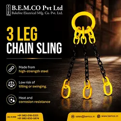Master the Use of 3-Leg Chain Slings for Heavy-Duty Lifting | Populer Platform