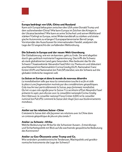 Exploring Switzerland's Role in a Fragmented Europe: A Day of Policy Insights | Populer Platform