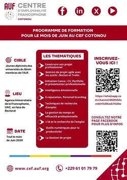 Junie: Boost Your Skills with CEF's Practical Training for Benin Graduates | Populer Platform