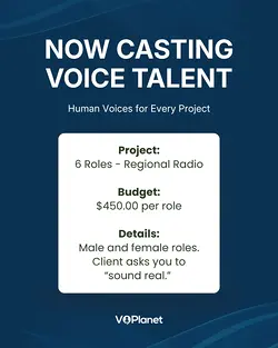 Professional Voiceover Talents Needed for Radio Commercials - $450 per Role | Populer Platform