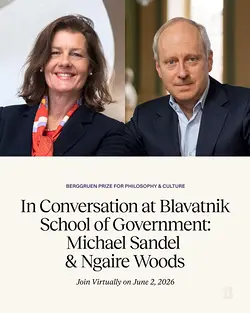 Navigating Global Challenges: A Conversation with Michael Sandel and Ngaire Woods | Populer Platform
