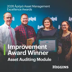 Higgins Team Wins Excellence Award for Asset Auditing Module | Populer Platform