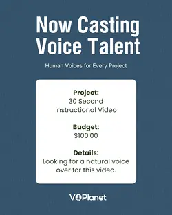Audition Your Voiceover Skills on VOPlanet and Get Listed for Jobs | Populer Platform
