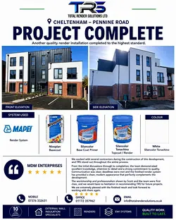 Successful Installation by Mapei (UK) and Total Render Solutions Ltd with EWI Bristol | Populer Platform