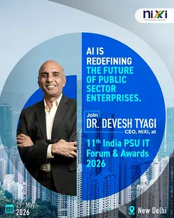 Dr. Devesh Tyagi to Keynote on AI-First Operations for Intelligent PSUs | Populer Platform